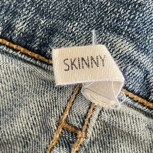 Rag & Bone Jeans Size 27 Skinny Blue Distressed - Picture 4 of 14